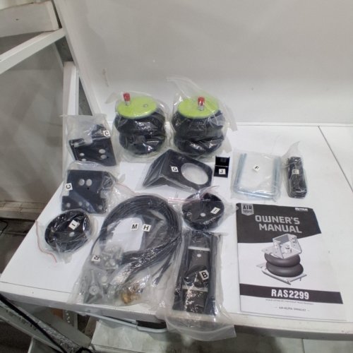 RETRUE REAR AIR BAGS SUSPENSION KIT FOR DODGE RAM 1500 MEGA CAB 2500 3500 2003-2013 - BLACK/SILVER (MODEL: RAS2299) image 2