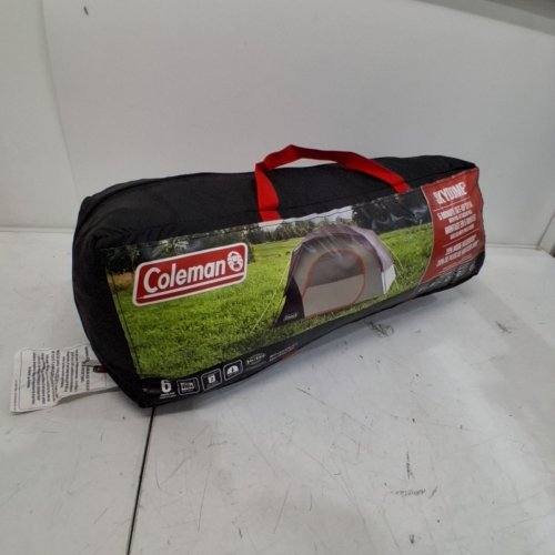 COLEMAN SKYDOME WEATHERTEC EASY ASSEMBLY HIKING DOME TENT - 6-PERSON - BLACKBERRY (MODEL: 2000038123) image 6
