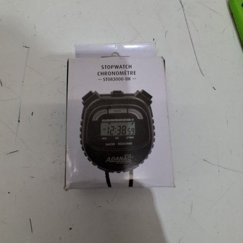 ADANAC 3000 DIGITAL STOPWATCH TIMER - BLACK (MODEL: ST083000-YE) image 5
