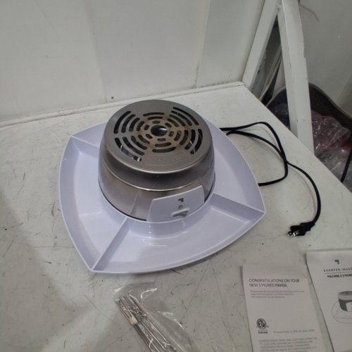 SHARPER IMAGE FLAMELESS ELECTRIC S'MORES MAKER - WHITE/STAINLESS STEEL (MODEL: 3333010) image 4