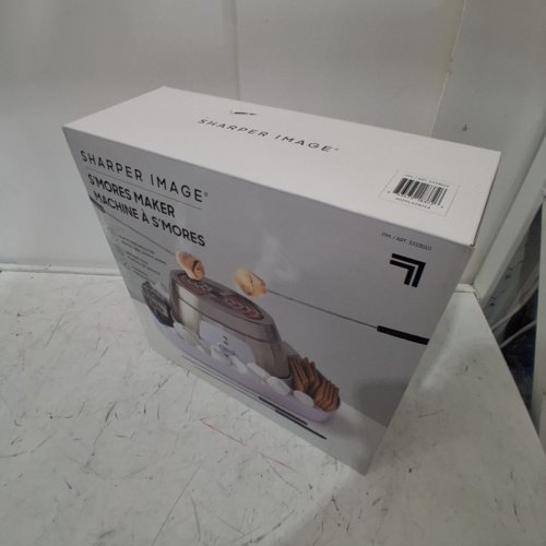 SHARPER IMAGE FLAMELESS ELECTRIC S'MORES MAKER - WHITE/STAINLESS STEEL (MODEL: 3333010) image 7