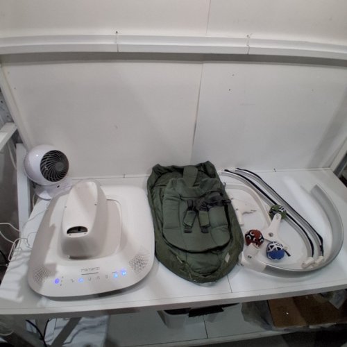 UPPABABY MAMAROO SMART SWING - 5 MOTIONS, 5 SPEEDS, 4 SOUNDS WITH MOTION SYNC TECHNOLOGY AND BLUETOOTH - 36" - CAMILA/GREEN (MODEL: 2001-MRO-NA-CAM) image 3