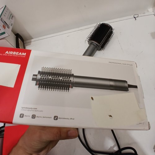 TYMO AIRBEAM HAIR STYLER BRUSH - GREY image 3