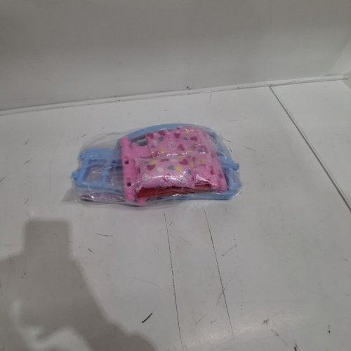 ROCKING DOLL BED - PINK AND BLUE image 5
