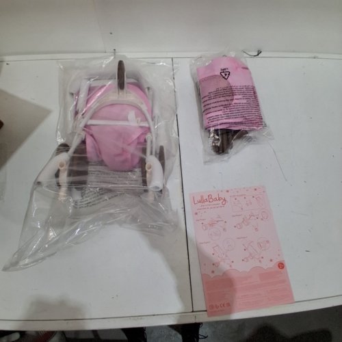 2PC LULLABABY 14" BABY DOLL ACCESSORY SET WITH NURSERY AND PLAYPEN - BROWN/PINK (MODEL:LBY7622Z) image 3