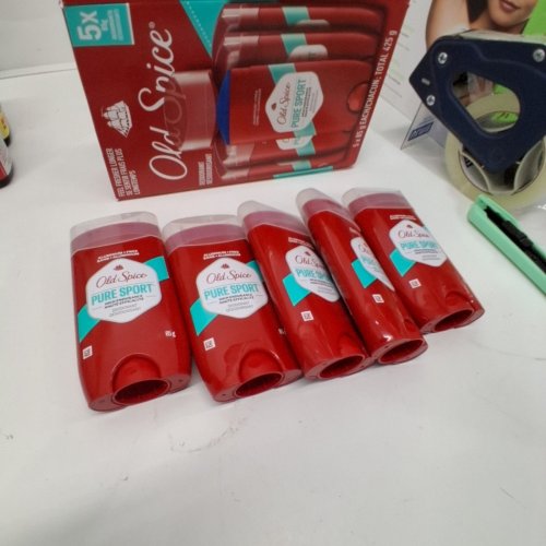 5 OLD SPICE PURE SPORT HIGH ENDURANCE MENS DEODORANT - 85G EACH image 2