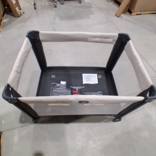 GRACO FOLDABLE PACK N PLAY PLAY YARD - GREY/BLACK (MODEL: 2084226) image 3