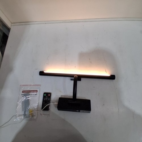 DESOOP LED HARDWIRED WALL MOUNTED PICTURE LIGHTS - 12"/2700K/14W - BLACK image 2