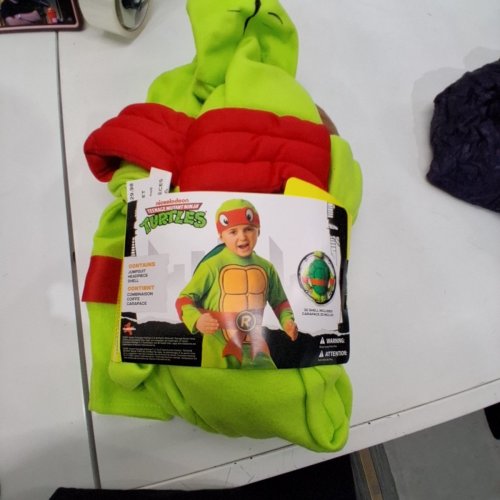 3PC RUBIES TEENAGE MUTANT NINJA TURTLES RAPHAEL COSTUME - 2T - RED/GREEN image 3