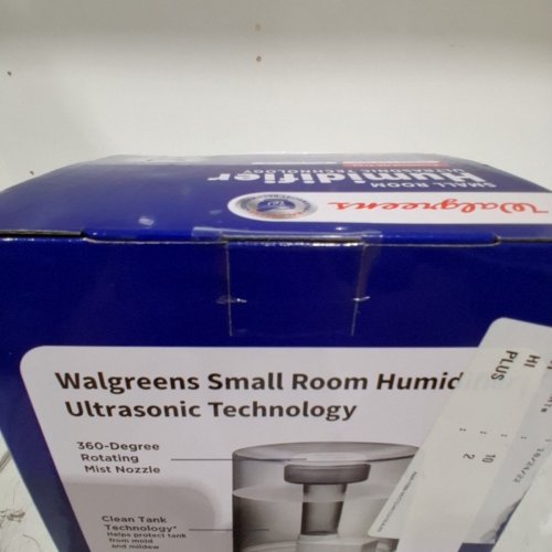 WALGREENS SMALL ROOM ULTRASONIC HUMIDIFIER - 0.34 GAL CAPACITY - WHITE (MODEL: 531913) image 3