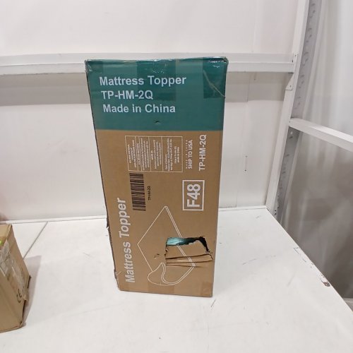 MEMORY FOAM MATTRESS TOPPER - 2" - QUEEN - BLUE (MODEL: TP-HM-2Q) image 3