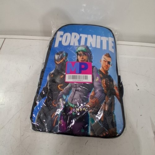 3PC FORTNITE STUDENT BACKPACK, LUCHBAG AND PENCIL CASE - BLUE/BLACK image 3
