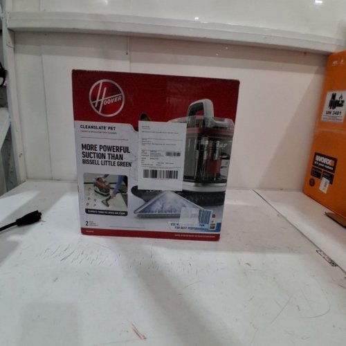 HOOVER CLEANSLATE PORTABLE CARPET & UPHOLSTERY SPOT CLEANER AND STAIN REMOVER - 40OZ DUAL TANKS - RED/GREY (MODEL: FH14000V) image 9