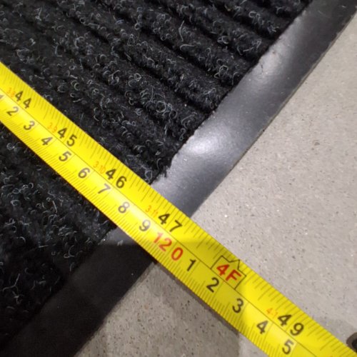 FABRIC FLOOR MAT FOR GARAGE - 36" X 47" - BLACK image 3