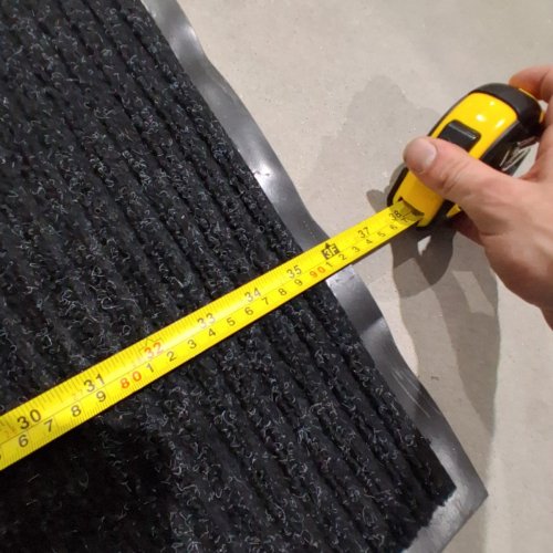 FABRIC FLOOR MAT FOR GARAGE - 36" X 47" - BLACK image 4