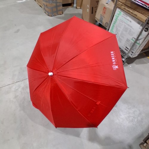 AMMSUN BEACH UMBRELLA WITH UNIVERSAL CLAMP - 52" - RED image 3