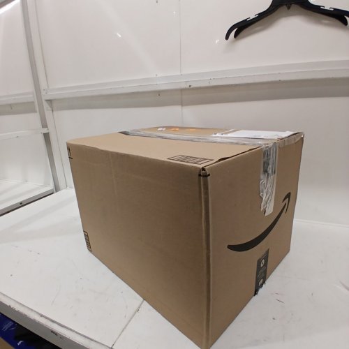 IRIS USA CAT CORNER LITTER BOX WITH LID - NAVY/WHITE - (MODEL:588426) image 4