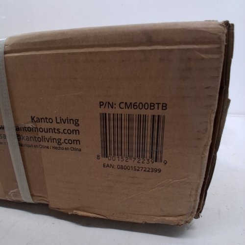 KANTO DUAL TV CEILING MOUNT - FOR 40" - 80" TV- BLACK (MODEL: CM600BTB) image 2