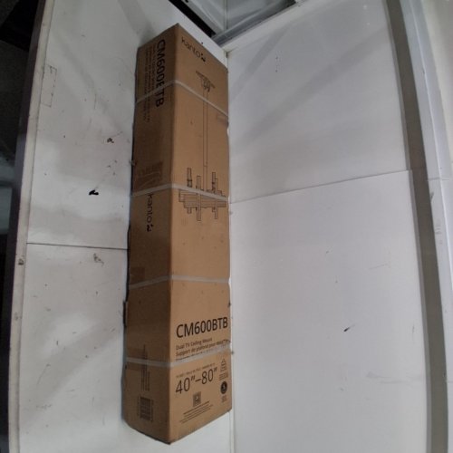 KANTO DUAL TV CEILING MOUNT - FOR 40" - 80" TV- BLACK (MODEL: CM600BTB) image 3
