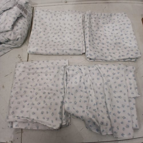 6PC SLUMBERCHILL COOLING SHEET SET WITH MOISTURE WICKING - KING - FLOWER PATTERN (MODEL: 1916201) image 3