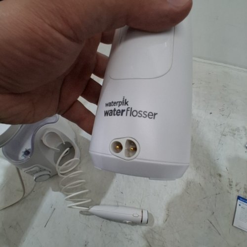 WATERPIK WATERFLOSSER ULTRA PLUS WATER FLOSSER & CORDLESS PEARL WATER FLOSSER - 5 ACCESSORY TIPS, USB CHARGING CABLE & TRAVEL CASE - WHITE - (MODEL: WP-150C/WF-13C020 1701338) image 3