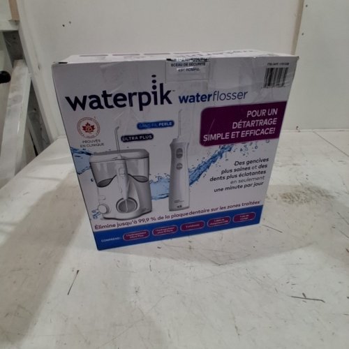 WATERPIK WATERFLOSSER ULTRA PLUS WATER FLOSSER & CORDLESS PEARL WATER FLOSSER - 5 ACCESSORY TIPS, USB CHARGING CABLE & TRAVEL CASE - WHITE - (MODEL: WP-150C/WF-13C020 1701338) image 8