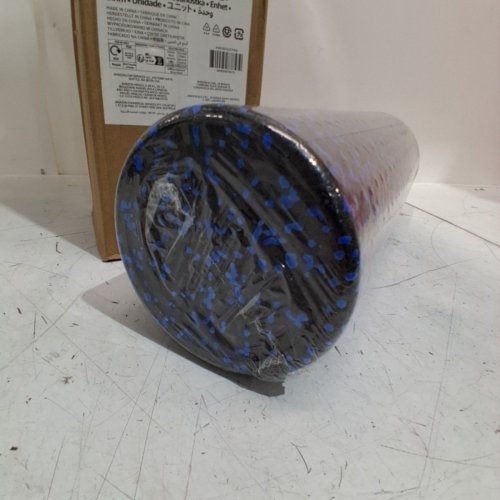 AMAZON BASICS NECK AND BACK SUPPORT FOAM ROLLER - 18" - BLACK AND BLUE (MODEL B0D25JK13T) image 3