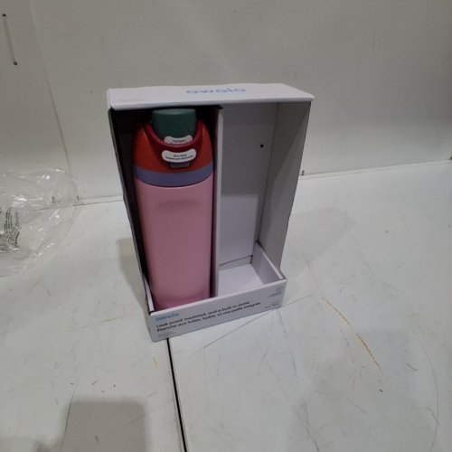 OWALA STAINLESS STEEL WATER BOTTLE - 24OZ - PINK/RED (MODEL: 1965314) image 2