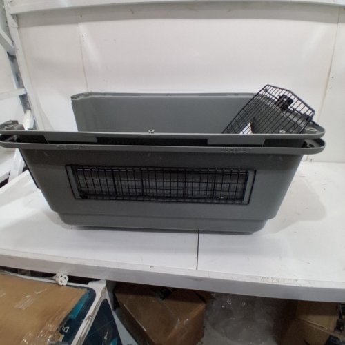 PETMATE HEAVY-DUTY KENNEL PET CRATE - 20" X 28" - GREY image 2