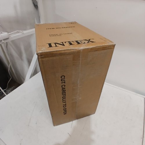 INTEX DURA-BEAM DELUXE SUPREME AIR-FLOW AIR MATTRESS WITH BUILT-IN ELECTRIC PUMP - 20" TWIN - GREY (MODEL: 64487ED) image 6