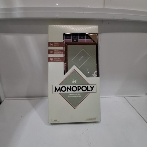 MONOPOLY GRAND FOLDING EDITION WITH WOOD FRAME BOARD AND DIECAST TOKENS - 2-6 PLAYERS - AGES 8+ image 4