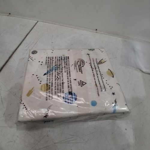 4PC WEST ELM SOLAR SYSTEM ORGANIC COTTON SHEET SET - QUEEN - WHITE image 4