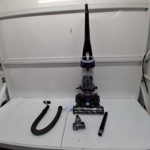 BISSELL CLEANVIEW SWIVEL UPRIGHT MULTI-CYCLONIC VACUUM WITH AUTOMATIC CORD REWIND, WASHABLE FILTER - BLACK/PURPLE (MODEL: 2258B) image 3