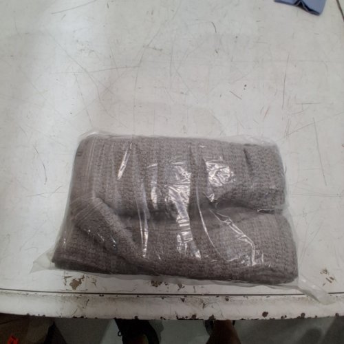 6PC COTTON BAR MOP WASH CLOTHS- GRAY AND WHITE (MODEL: DX92719BM6P) image 6