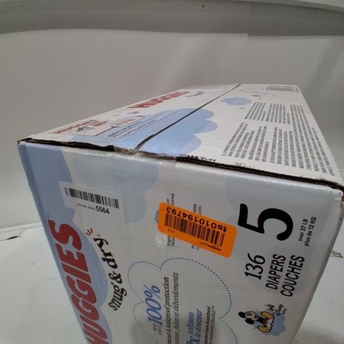 136PK HUGGIES DISNEY BABY SNUG AND DRY DISPOSABLE DIAPERS - SIZE 5 (27LB+) image 3