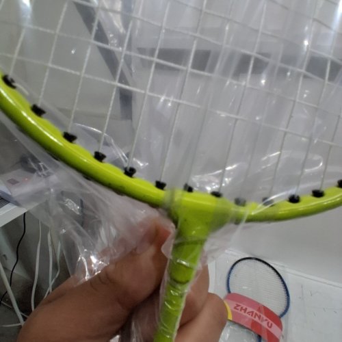 2PK ZHANFU BADMINTON RACKET SET - GREEN AND BLUE image 3