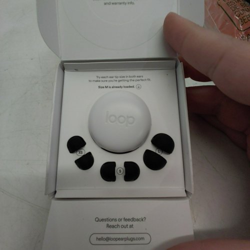 LOOP QUIET 2 EARPLUGS WITH ADJUSTABLE SIZES - 14DB NOISE REDUCTION - BLACK image 2