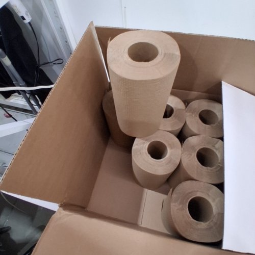 10PK CASCADES PRO PERFORM BRIOPACK ROLL PAPER TOWEL - 1-PLY - 205FT - BROWN (MODEL:1851340) image 4