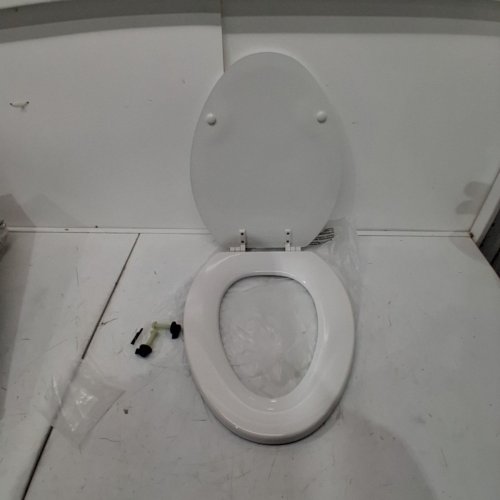 KOHLER ELONGATED TOILET SEAT - 18 5/8" X 14.1" - WHITE (MODEL: K-4694-0) image 2