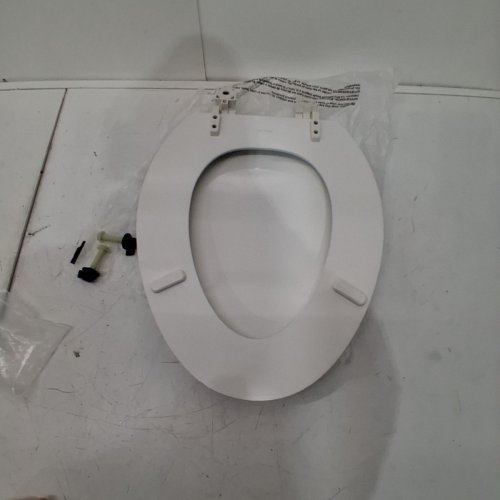 KOHLER ELONGATED TOILET SEAT - 18 5/8" X 14.1" - WHITE (MODEL: K-4694-0) image 3