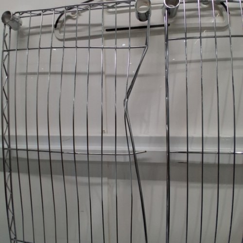 AMAZON BASICS HEAVY DUTY ADJUSTABLE 5-SHELF STORAGE SHELVING UNIT ON 4'' WHEEL CASTERS - 30" X 14" X 64.8" - CHROME (MODEL: WI143060CW) image 4