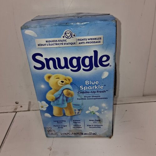 SNUGGLE BLUE SPARKLE CUDDLE-UP FRESH DRYER SHEETS - 120 SHEETS image 2