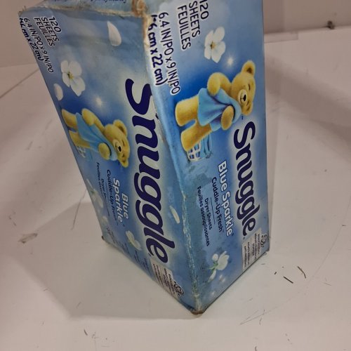 SNUGGLE BLUE SPARKLE CUDDLE-UP FRESH DRYER SHEETS - 120 SHEETS image 4