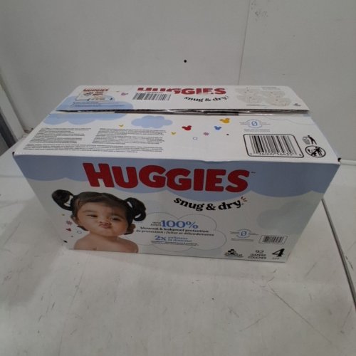 92PK HUGGIES DIAPERS SNUG AND DRY - SIZE 4 - WHITE image 2
