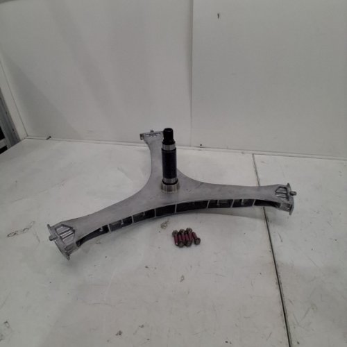 ASSEMBLY FLANGE SHAFT WASHER SPIDER ARM - FOR SAMSUNG WASHING MACHINES - SILVER (MODEL: DC97-17004B) image 3