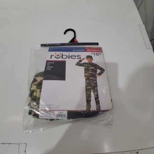 3PC BOYS RUBIES MILITARY COSTUME HAT, SHIRT AND PANTS - SMALL (4/6) - GREEN (STYLE: 701380) image 2