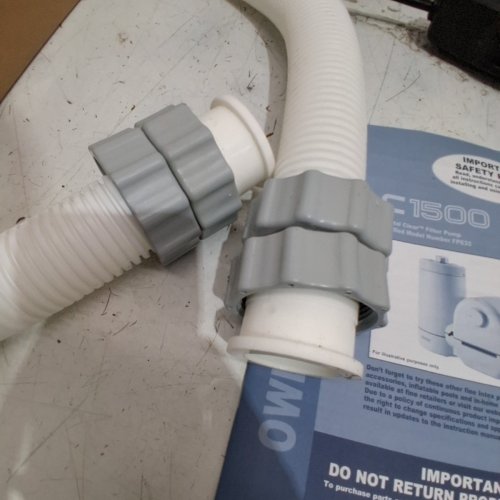 INTEX C1500 KRYSTAL CLEAR CARTRIDGE FILTER PUMP FOR ABOVE GROUND POOLS - 1500GPH PUMP FLOW RATE - WHITE image 4