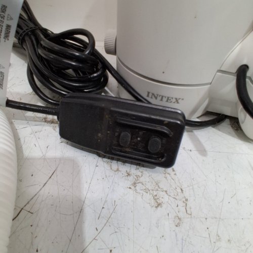 INTEX C1500 KRYSTAL CLEAR CARTRIDGE FILTER PUMP FOR ABOVE GROUND POOLS - 1500GPH PUMP FLOW RATE - WHITE image 6