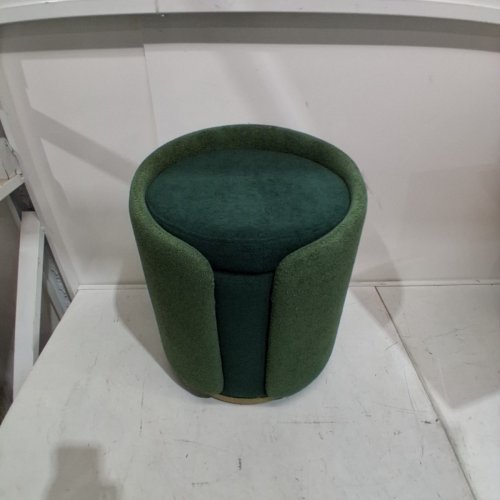 DAILY HOME COMFY SWIVEL VANITY STOOL WITH INTERNAL STORAGE - GREEN (MODEL: DHOTTOMAN-0227-GREEN) image 2