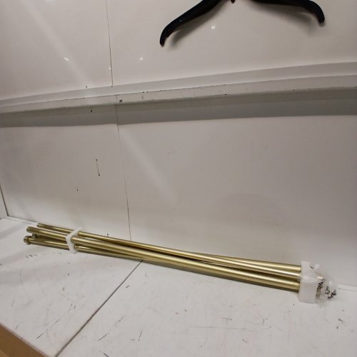 UMBRA 245976-104-REM 1IN. CAPPA ROD EXTENDS 66" - 120" - BRASS image 2